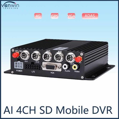 HD 1080P AI BSD ADAS DMS Kit الحافلات الشاحنات 4G WiFi 4 Channel SD أنظمة DVR المحمولة المركبة CAR Black Box