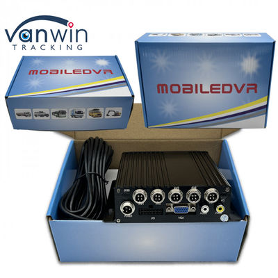 4G GPS MDVR 4 CH SD Card Video Recorder بطاقة مزدوجة وضعية الاستعداد المزدوجة لمراقبة سلامة المركبات
