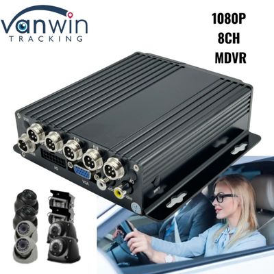 4G SD Card MDVR 1080P 8 Channel Vehicle Recorder مع وظيفة GPS مناسبة لكل أسطول