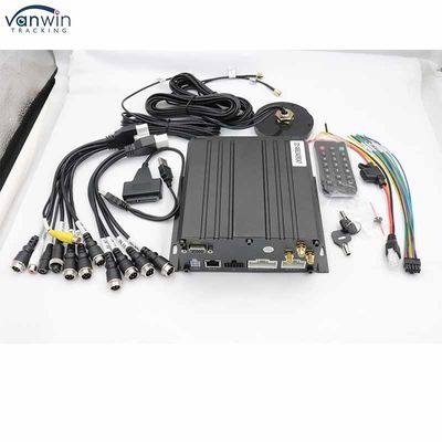 1080P AHD التحكم عن بعد سيارة حافلة RV 3G 4G GPS محمول HD 4CH DVR مسجل الفيديو