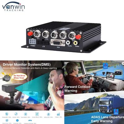 8CH SD DVR 4G GPS ADAS DMS AI MDVR 1080P H.265 DVR المحمول كاميرات ضبط GPS المحمول