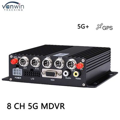 8 قنوات DVR للسيارات مع 5G GPS AHD 1080P كاميرا بطاقة SD وحدة تسجيل الفيديو للحافلة الشاحنة