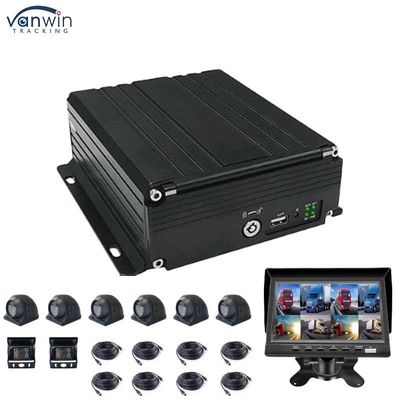 8CH AI ADAS DMS DVR المحمول 4G GPS1080P HD دعم OEM HDD SSD MDVR شاحنة حافلة مقطع فيديو مركبة