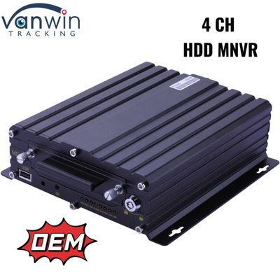 نظام مراقبة المركبات 4CH القرص الصلب المحمول NVR 1080P لإدارة الأسطول