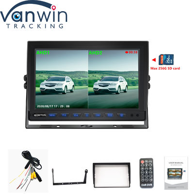 10.1 بوصة HD TFT شاشة LCD شاشة السيارة المقاومة للماء للشاحنات / الشاحنات إمدادات الطاقة DC 12V-24V -30C إلى 80C وضع الليل