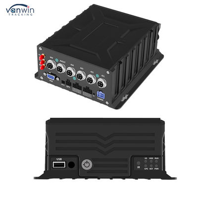 4CH 1080P مراقبة المركبات الكاميرا الاحتياطية العكسية AI MDVR نظام تتبع GPS للسيارة