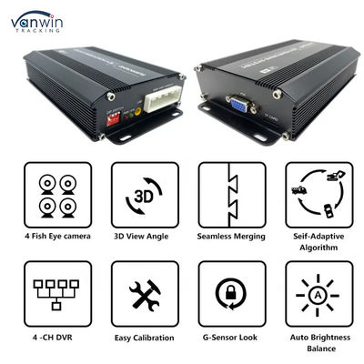 360 نظام رؤية الطيور المحيطي للسيارة شاحنة الحافلة السلامة سيارة مساعدات العودة