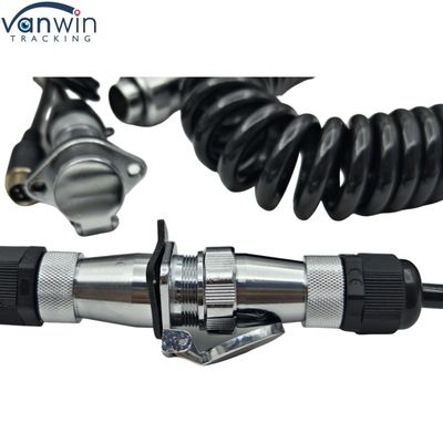 كابل مقطورة مضاد للماء 4Pin 12V كاميرا سلكية إلكترونية للشاحنة المزدوجة الحافلة الجرار الكاميرا الخلفية