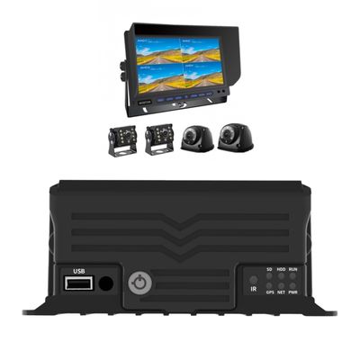 4 قنوات AI MDVR مع GPS Vehicle Tracker الكشف عن النقطة العمياء