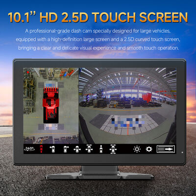 نظام رؤية محيطية بتقنية الذكاء الاصطناعي (AI MDVR) مع أربع كاميرات عين السمكة، رؤية ليلية، وتسجيل بمعدل إطارات مرتفع للمركبات الثقيلة