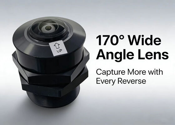 كاميرا سيارة مصغرة عدسة كاميرا بانورامية 2MP زاوية واسعة 180 درجة عدسة