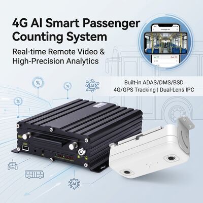نظام 4G WIFI لعد الأشخاص في الحافلة دقة 98% MDVR