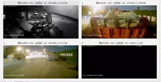 AI Fleet Dashcam 4G LTE مع ADAS DMS BSD تدريب السائق النشط وتخفيف المخاطر