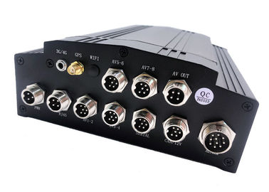 4CH DVR مسجل فيديو رقمي بتنسيق H.264 مع G Sensor EVDO 3G Transmission Video