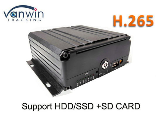 Full HD Rs232 12 Volt 4 Channel 14W H265 مسجل فيديو للسيارة