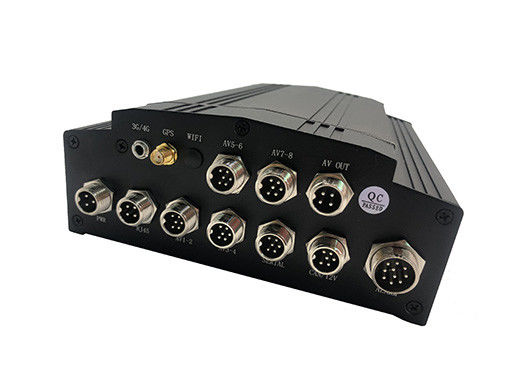 8CH AI ADAS DMS DVR المحمول 4G GPS1080P HD دعم OEM HDD SSD MDVR شاحنة حافلة مقطع فيديو مركبة