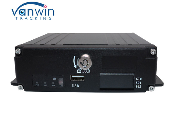 مسجل فيديو 4 قنوات 1080P SD DVR GPS 4G WIFI مع منفذ USB VGA