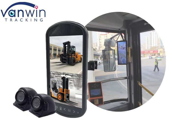 الرؤية الخلفية TFT Car Monitor VGA الإدخال مع عرض تسجيل مزدوج