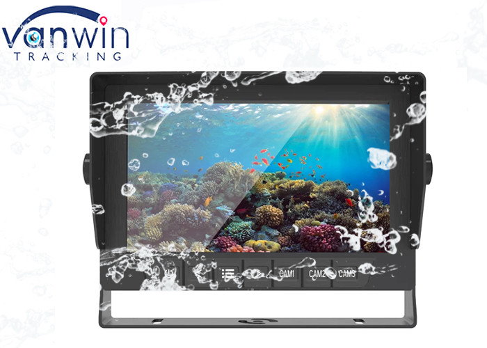 شاشة TFT LCD ملونة مقاومة للماء لركن السيارة الخلفي للسيارة مقاس 7 بوصة