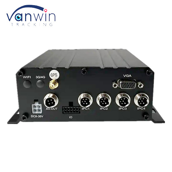 4CH MNVR مع HDD SSD دعم 4G GPS WiFi لمراقبة الشبكة عن بعد للسيارات