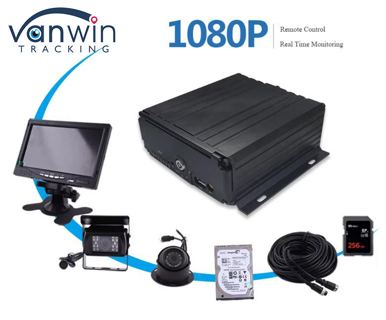 8-قناة القرص الصلب بطاقة SD DVR المحمول H.264 MDVR للسيارات لمراقبة سلامة المركبات
