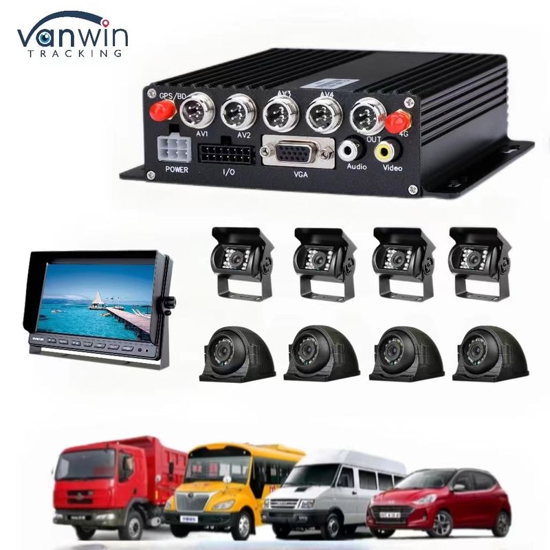 8CH 1080P H.265 HD GPS Vehicle Mobile DVR Recorder مع مخرج 12 فولت 2.5A و 5 فولت 2A