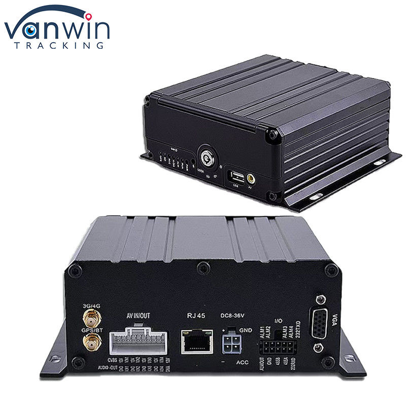 1080P H.264 AHD 256GB 4CH Car Mobile DVR GPS SD Card حافلة شاحنة مُسجل سيارة