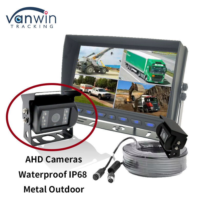 كاميرا مراقبة السيارات فائقة الزاوية العريضة IP68 1080P AHD لسيارات الحافلات والشاحنات والسيارات ذات المقطورات