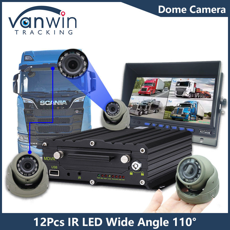 الكاميرا المثبتة على المركبة Full HD 1080P Night Vision 2.8mm عدسة Wide Angle Dome Camera