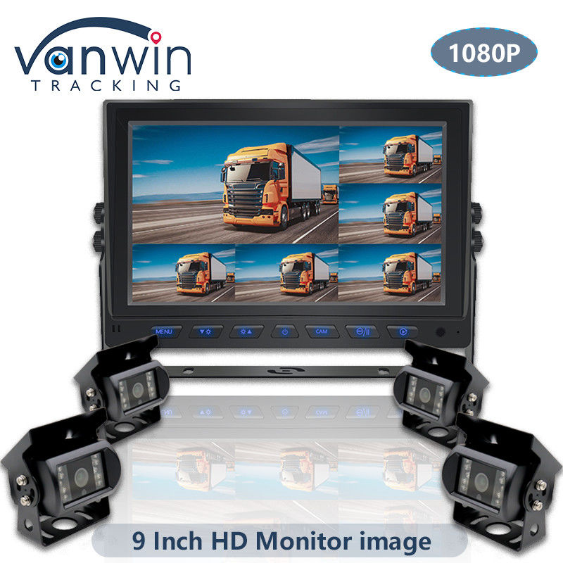 9 بوصة AHD 1080P MDVR شاشة شاشة شاشة شاشة Full HD لسيارة