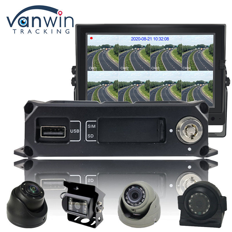 H.264 4CH HD 1080P DVR المحمول 4G GPS WIFI بطاقة SD MINI MDVR لمراقبة الفيديو للسيارات