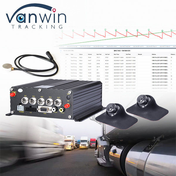 سهلة إدخال مركبة Cctv MDVR الموجات فوق الصوتية زيت الوقود الديزل مراقبة مستوى السائل مراقبة الأسطول