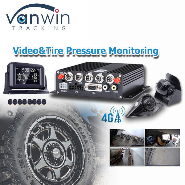 4CH 8CH SD Mdvr مراقبة ضغط الإطارات وقود القيادة مسجل إدارة تتبع الأسطول