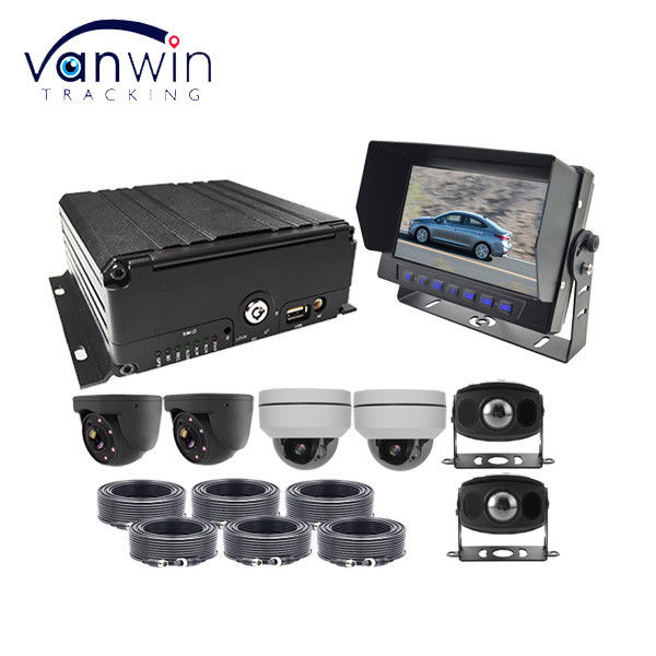 6ch 4g فيديو في الوقت الفعلي HDD Mdvr 1080p GPS Wifi لمراقبة المركبات
