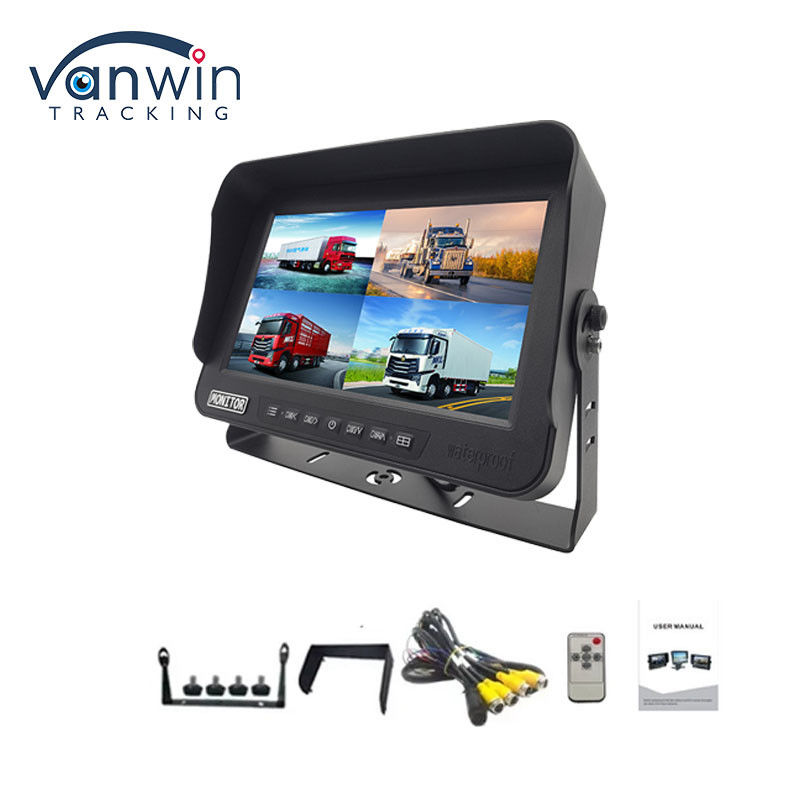 10.1 بوصة AHD 1080P MDVR شاشة 4 قناة HD كاملة مضادة للماء شاشة شاشة منفصلة للسيارة