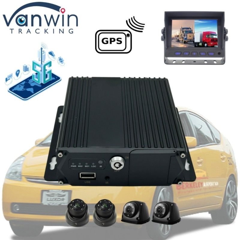 5G GPS Vehicle Tracker 4 Channel SD Card MDVR لسيارة الأجرة الحافلة دعم الشاحنة خدمة OEM