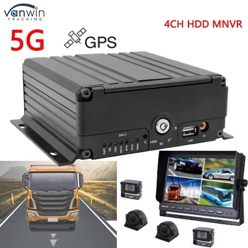 4CH المحمول NVR1080P AHD 5G WIFI و GPS 1 HHD شبكة تسجيل الفيديو