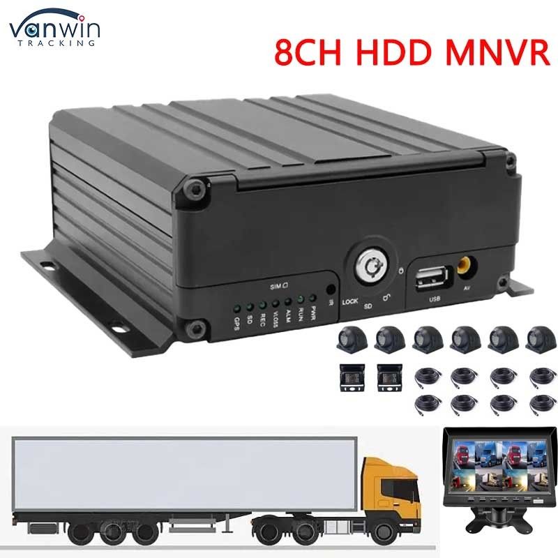 H.264 8 قناة MNVR مع 4G WiFi تعقب GPS اختياري للسيارة لدعم السيارة OEM