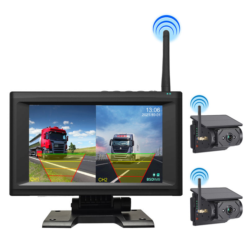 شاشة عرض مقاومة للماء 7 بوصات 1/2/4CH نظام الكاميرا المراقبة التشغيل الآلي اللاسلكي