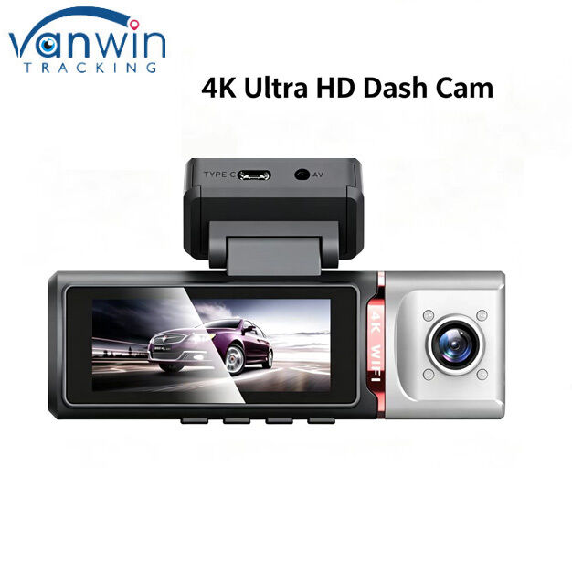 3 قنوات AI 4G Dash Camera 4K Front، ADAS و DMS، تعقب GPS، مراقبة مواقف السيارات على مدار الساعة