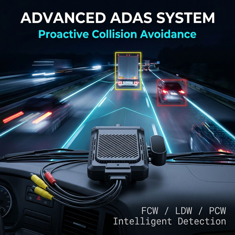 4G LTE AI Fleet Dashcam مع تسجيل الحوادث في الوقت الحقيقي ومراقبة سلوك السائق لسلامة الأسطول