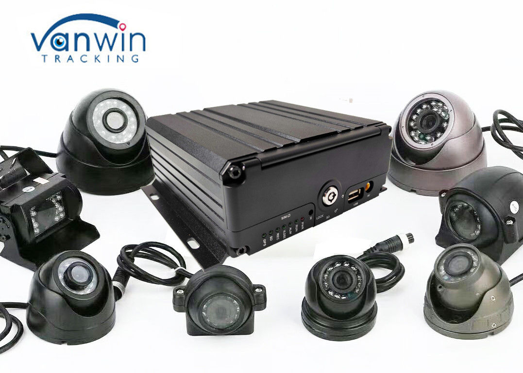 8 قنوات جي بي إس واي فاي 4G RJ45 1080N حافلة المركبات المحمولة DVR كاميرا فيديو مسجل كيت APP / ويب / الكمبيوتر عن بعد عرض الفيديو والمسار