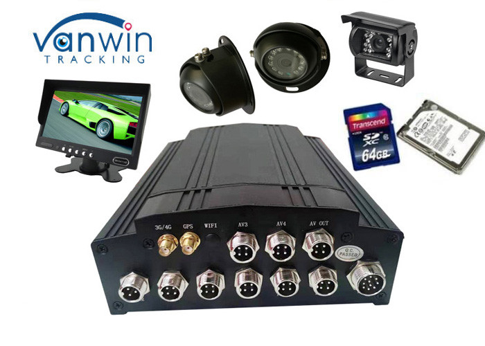 كاميرات RJ45 4G DVR المحمولة 4 قناة 2.5 " سجل الفيديو الرقمي