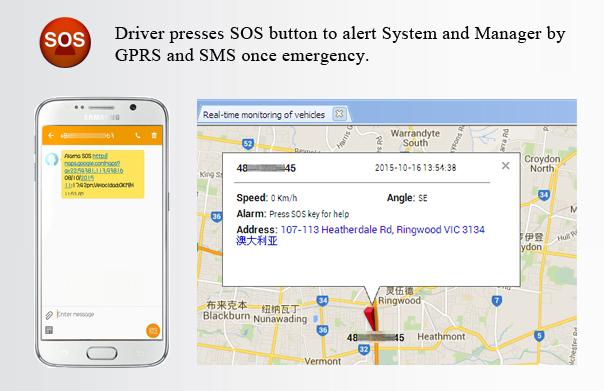تخصيص 2G 4G GPS تعقب سيارة جهاز تتبع المركبات مع Sdk و Api 9