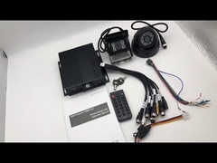 مسجل فيديو رقمي متنقل 4 قنوات بدقة 1080 بكسل مع فتحتي بطاقة SD