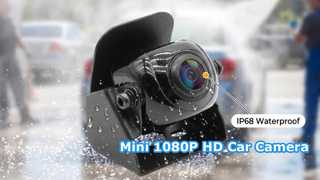 حل أمني مدمج للكاميرا الخلفية للسيارة Mini 1080P AHD